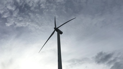1YC19.风车风力发电新能源节能环保1_3840X2160_高清视频素材下载(编号:1523653)_实拍视频